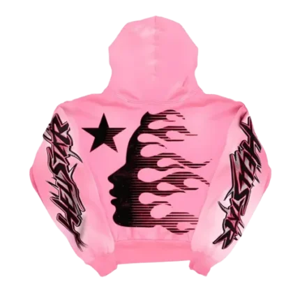 Hellstar Pink Brainwashed Brain Hoodie