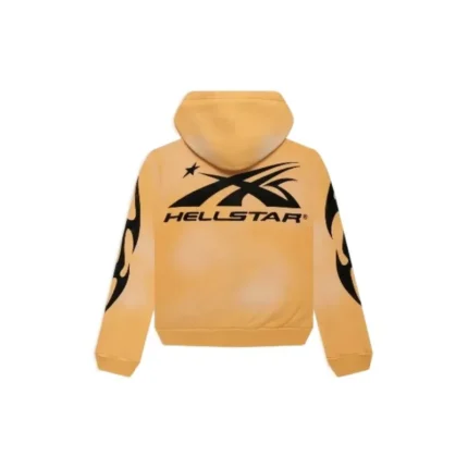 Yellow Hellstar Zip up Tracksuit