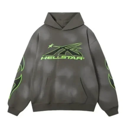 Grey Hellstar Hoodie