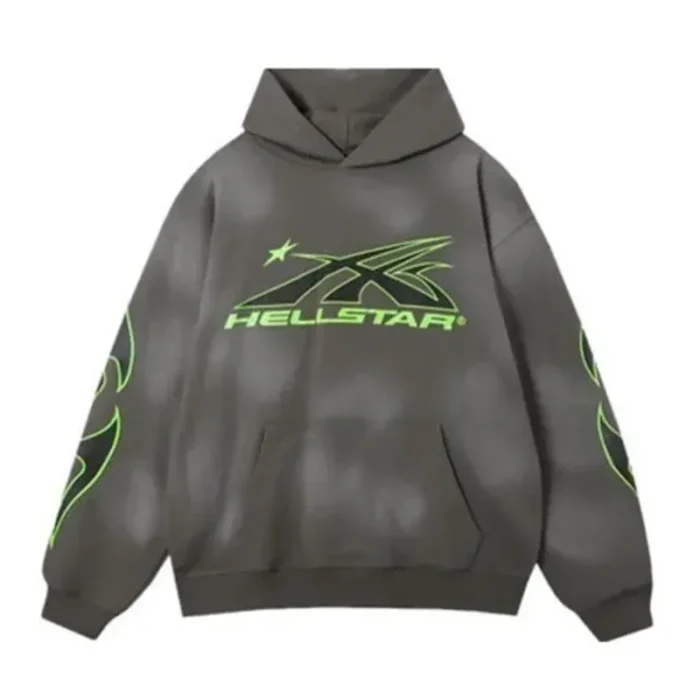 Grey Hellstar Hoodie