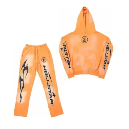 Hellstar Orange Tracksuits