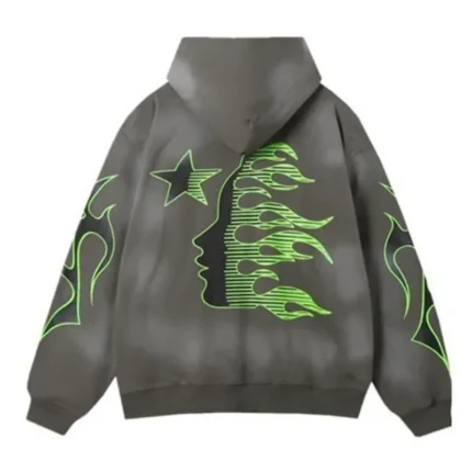 Grey Hellstar Hoodie