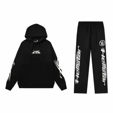 Hellstar Racer Tracksuit Vintage in Black