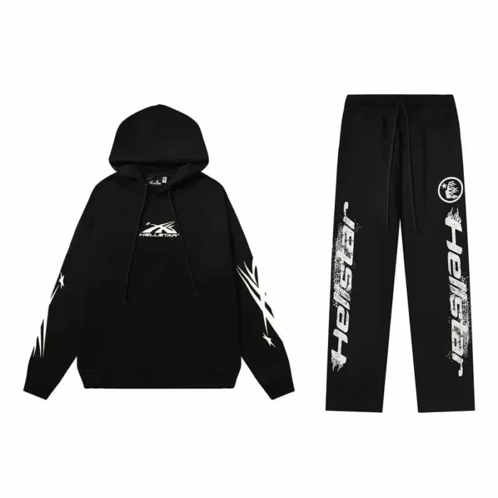 Hellstar Racer Tracksuit Vintage in Black