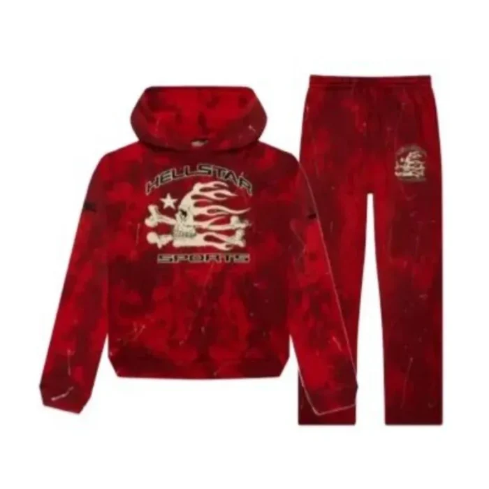 Hellstar Sports Tracksuit Red