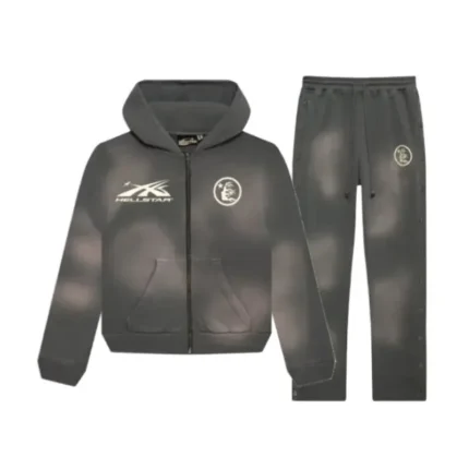 Hellstar Sports Tracksuit in Grey