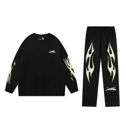 Black and White Hellstar Sweatsuit