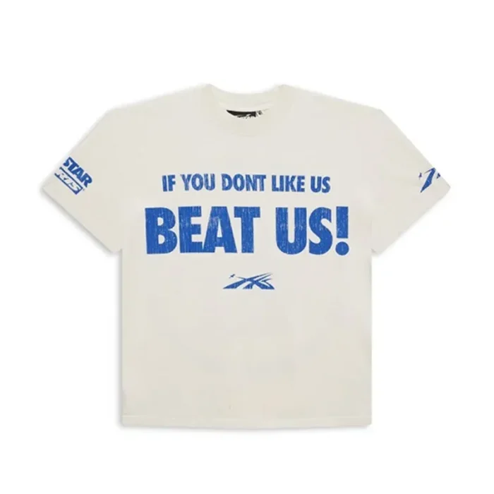 Hellstar Beat Us White T Shirts